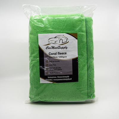 CMS Coral Fleece - Groen - CarMeetSupply