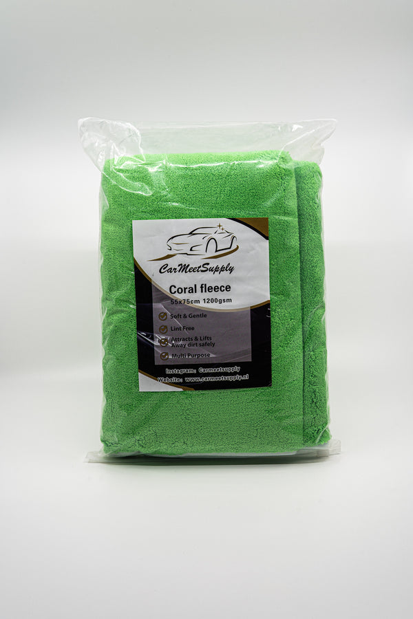 CMS Coral Fleece - Groen - CarMeetSupply
