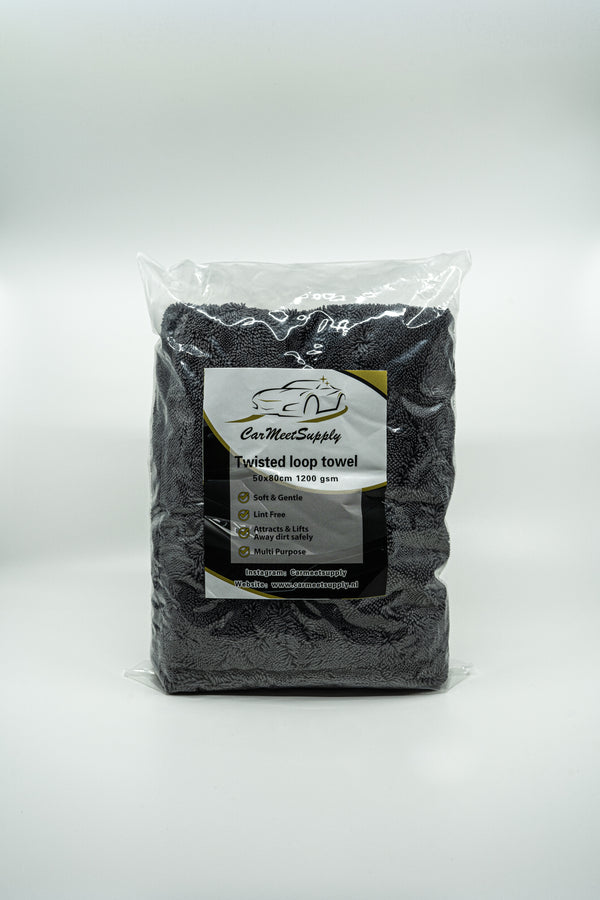 CMS Droogdoek 1200 GSM - Grey - CarMeetSupply