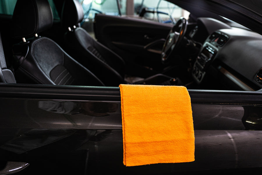 CMS Warpknitted Towel 400 GSM 3pack - Orange - CarMeetSupply
